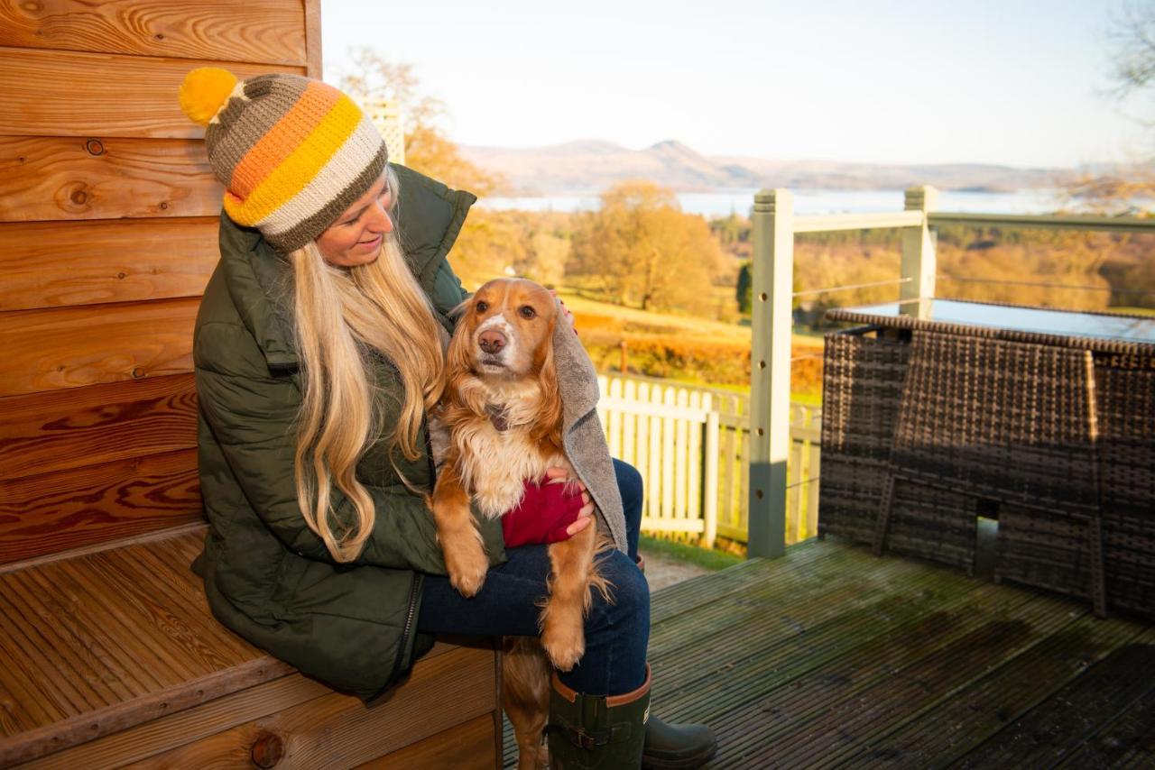 Bonnie Barns - Adults Only Luxury Lodges With Hot Tubs Luss Extérieur photo