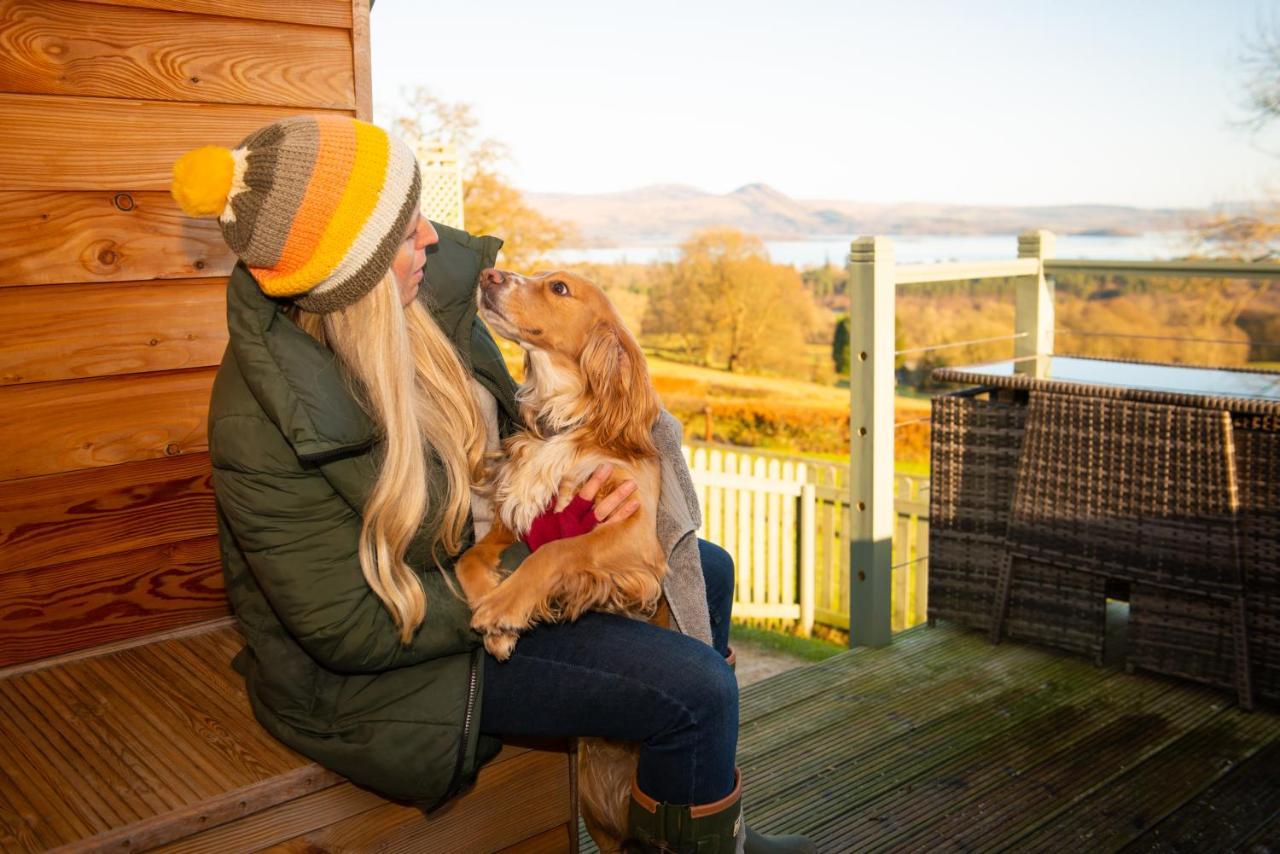 Bonnie Barns - Adults Only Luxury Lodges With Hot Tubs Luss Extérieur photo